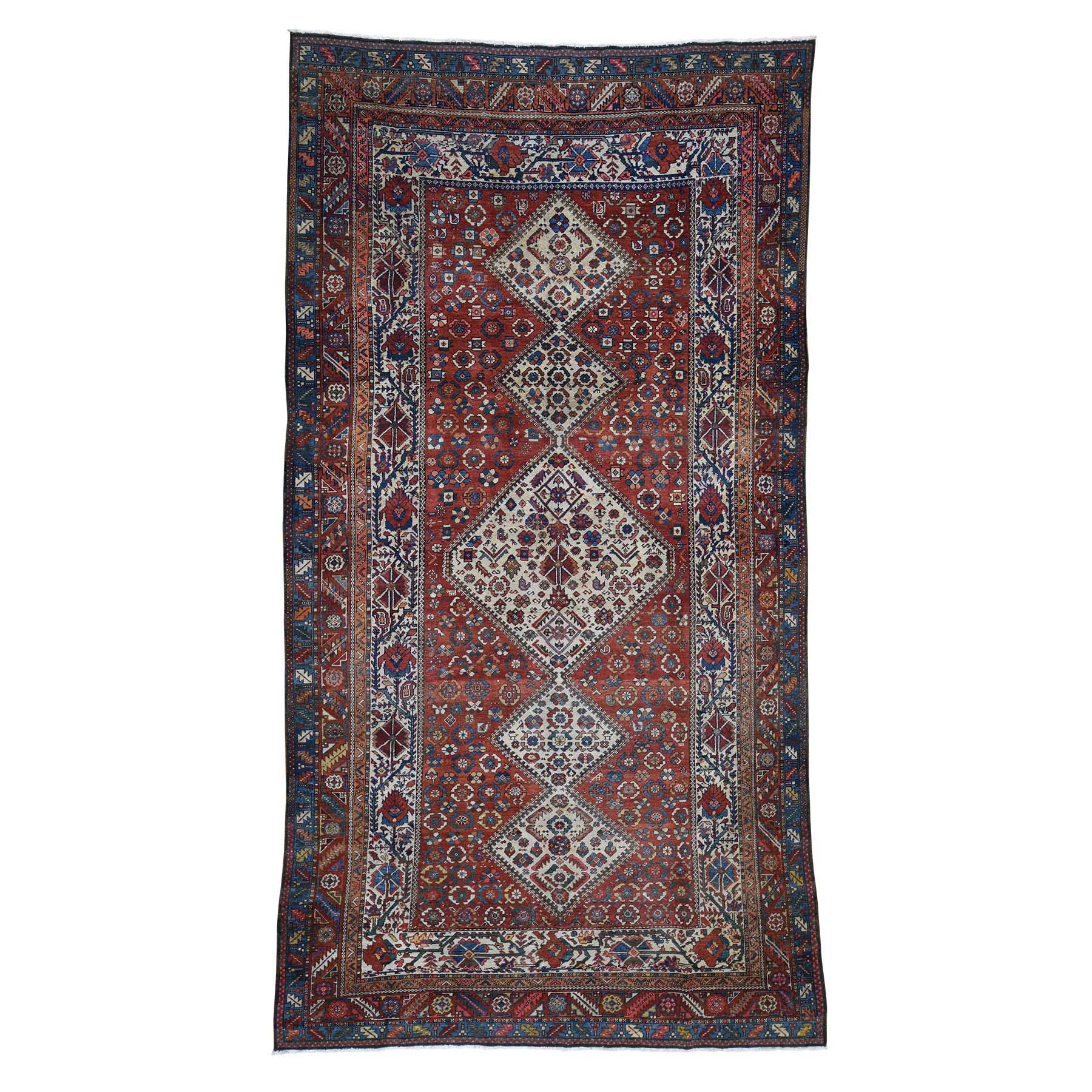 Traditional Wool Hand-Knotted Area Rug 6'8